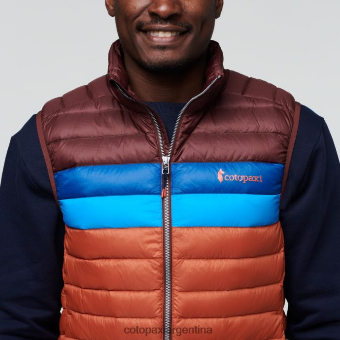 ropa Cotopaxi chaleco de plumas fuego castaña/especia hombres J66PTF127