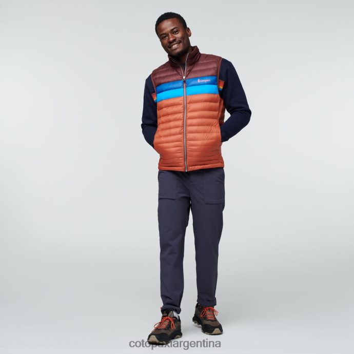 ropa Cotopaxi chaleco de plumas fuego castaña/especia hombres J66PTF127