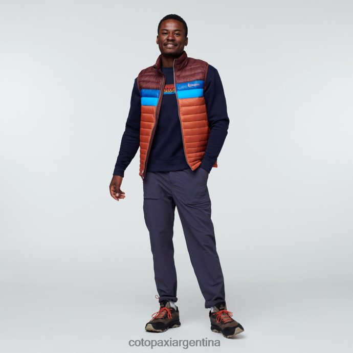 ropa Cotopaxi chaleco de plumas fuego castaña/especia hombres J66PTF127