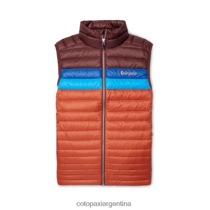 ropa Cotopaxi chaleco de plumas fuego castaña/especia hombres J66PTF127