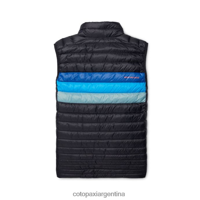 ropa Cotopaxi chaleco de plumas fuego negro/rayas pacíficas hombres J66PTF125