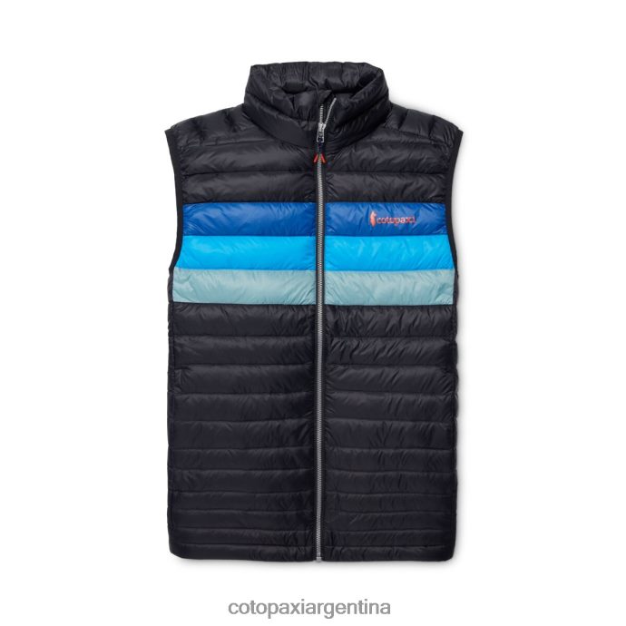 ropa Cotopaxi chaleco de plumas fuego negro/rayas pacíficas hombres J66PTF125
