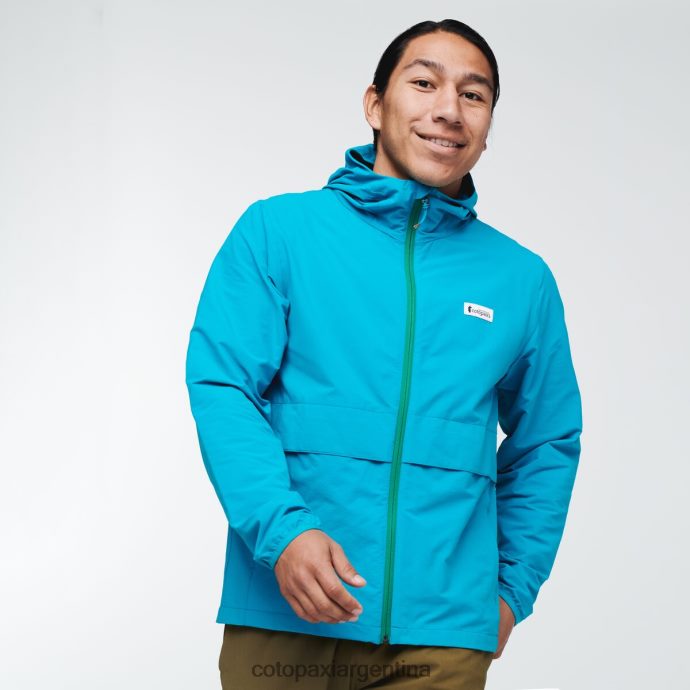 ropa Cotopaxi chaqueta de viaje viento azul mineral hombres J66PTF101