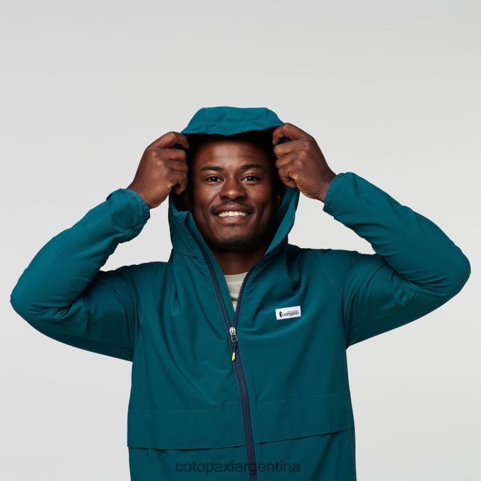 ropa Cotopaxi chaqueta de viaje viento océano profundo hombres J66PTF91