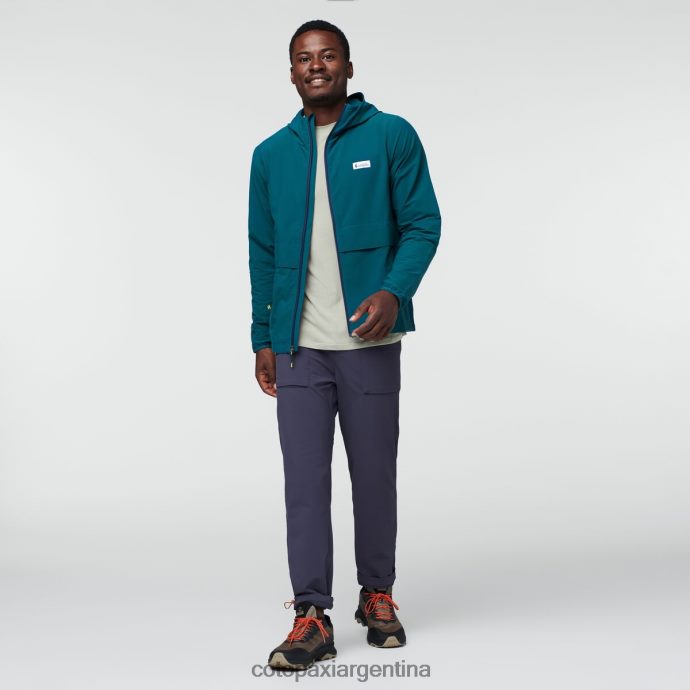 ropa Cotopaxi chaqueta de viaje viento océano profundo hombres J66PTF91