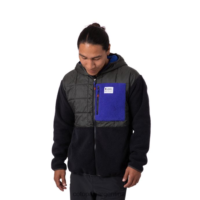 ropa Cotopaxi chaqueta híbrida tricotada hierro/negro hombres J66PTF116