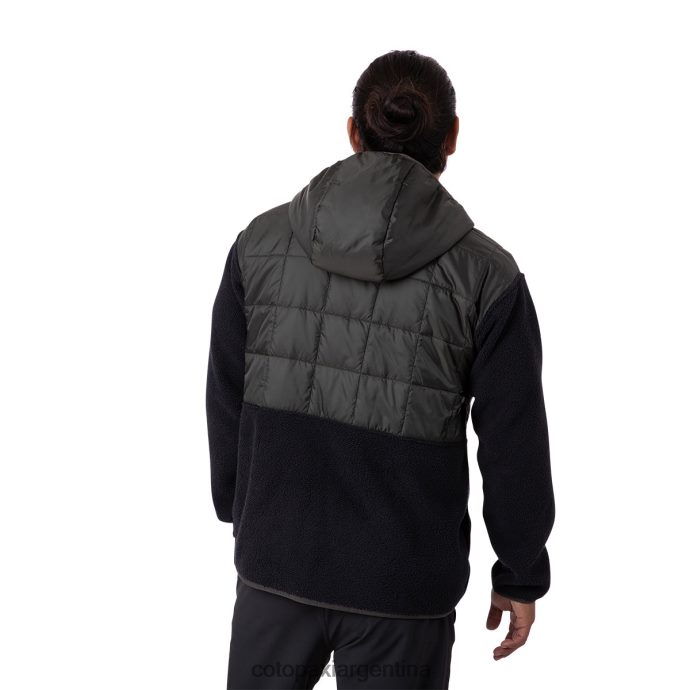 ropa Cotopaxi chaqueta híbrida tricotada hierro/negro hombres J66PTF116