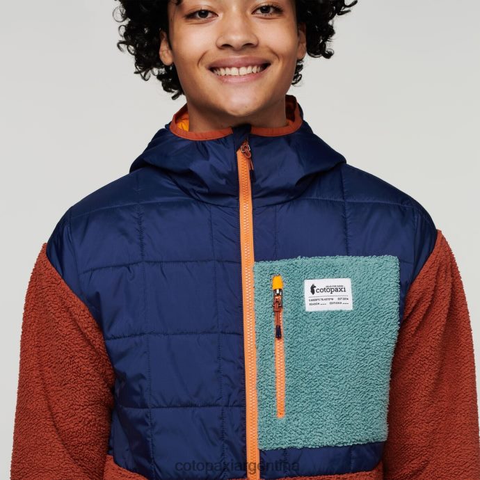 ropa Cotopaxi chaqueta híbrida tricotada marítimo/especias hombres J66PTF124