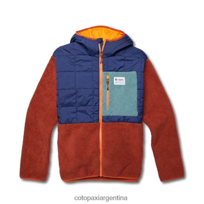 ropa Cotopaxi chaqueta híbrida tricotada marítimo/especias hombres J66PTF124