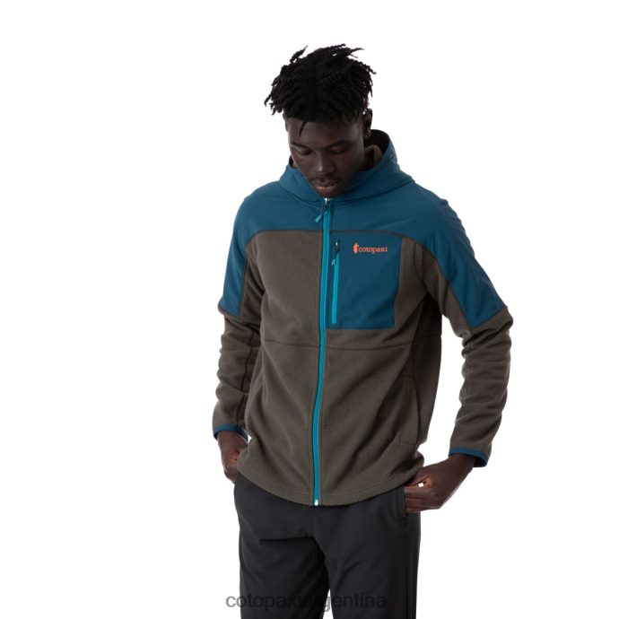 ropa Cotopaxi chaqueta polar con capucha y cierre completo abrazo índigo/hierro hombres J66PTF123