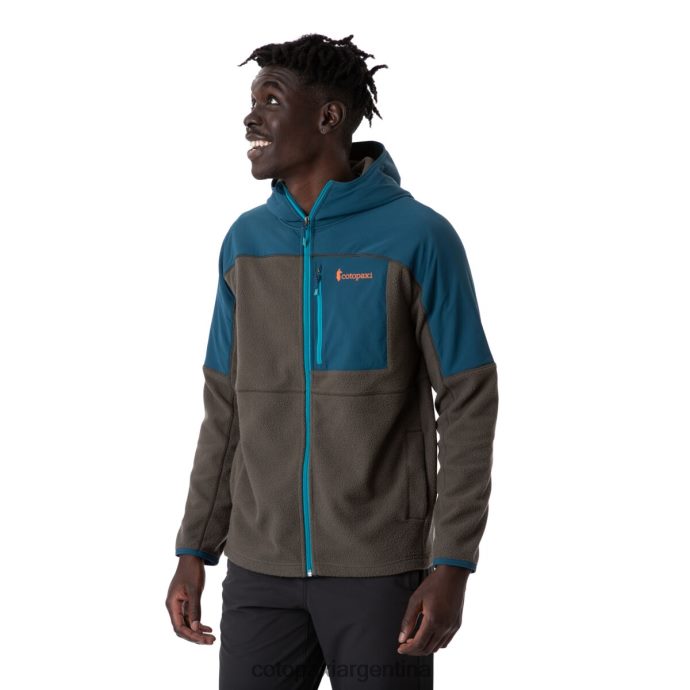 ropa Cotopaxi chaqueta polar con capucha y cierre completo abrazo índigo/hierro hombres J66PTF123