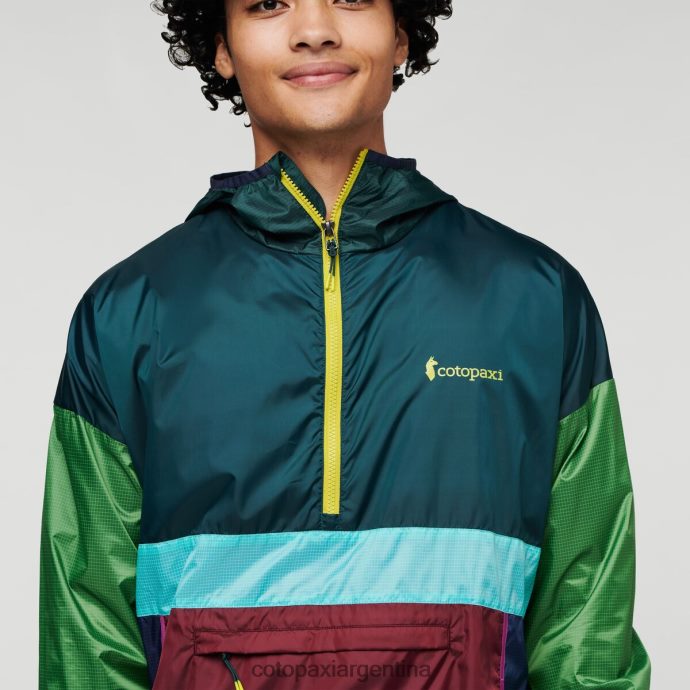 ropa Cotopaxi cortavientos teca con media cremallera pinares hombres J66PTF97