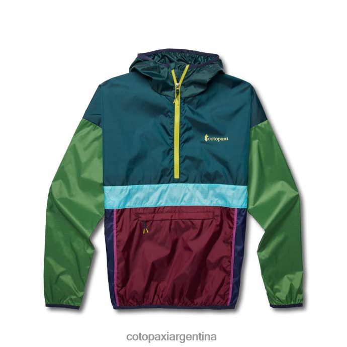 ropa Cotopaxi cortavientos teca con media cremallera pinares hombres J66PTF97
