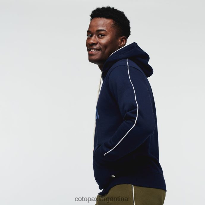 ropa Cotopaxi hacer una buena sudadera con capucha marítimo hombres J66PTF141