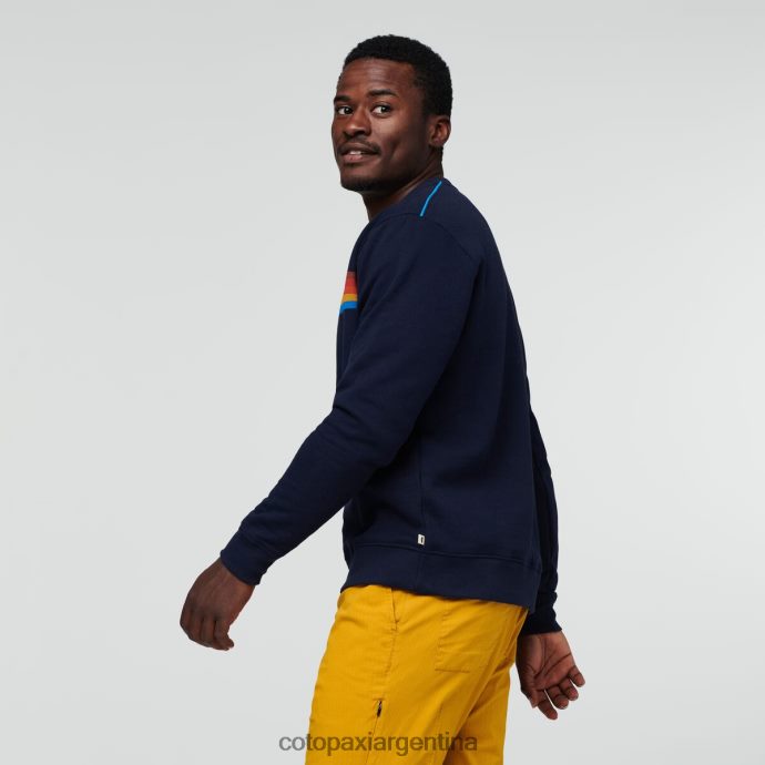 ropa Cotopaxi sudadera orgánica con cuello redondo on the horizonte marítimo hombres J66PTF135