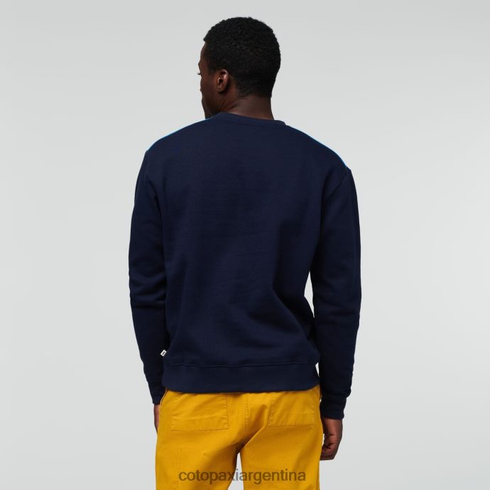 ropa Cotopaxi sudadera orgánica con cuello redondo on the horizonte marítimo hombres J66PTF135