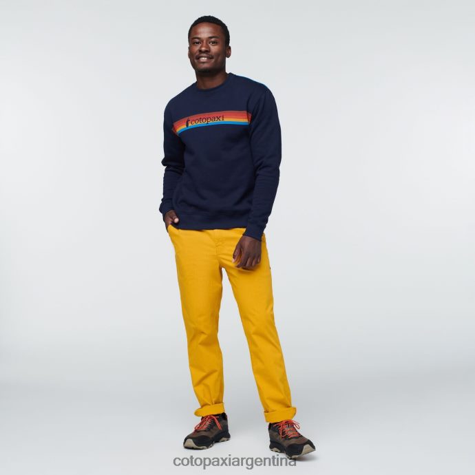 ropa Cotopaxi sudadera orgánica con cuello redondo on the horizonte marítimo hombres J66PTF135