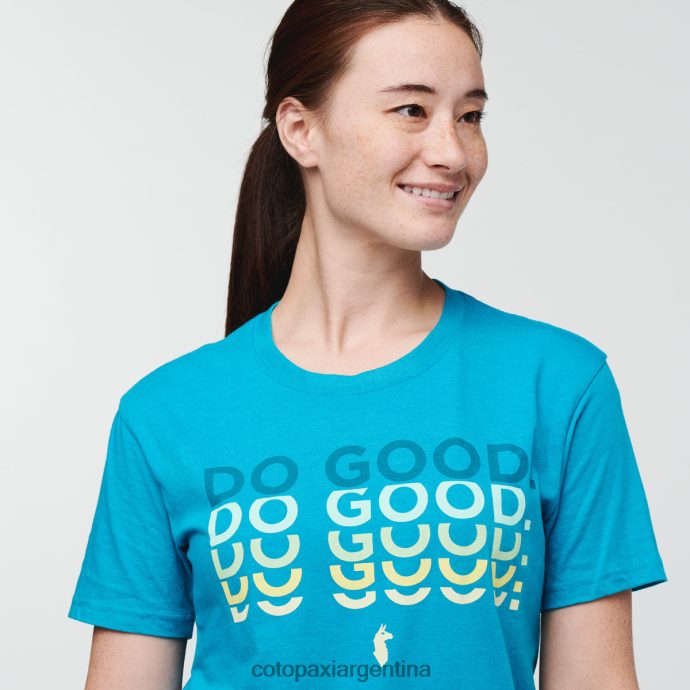 ropa Cotopaxi haz una buena camiseta repetida azul mineral mujer J66PTF69