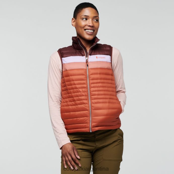 ropa Cotopaxi chaleco de plumas fuego castaña/especia mujer J66PTF46