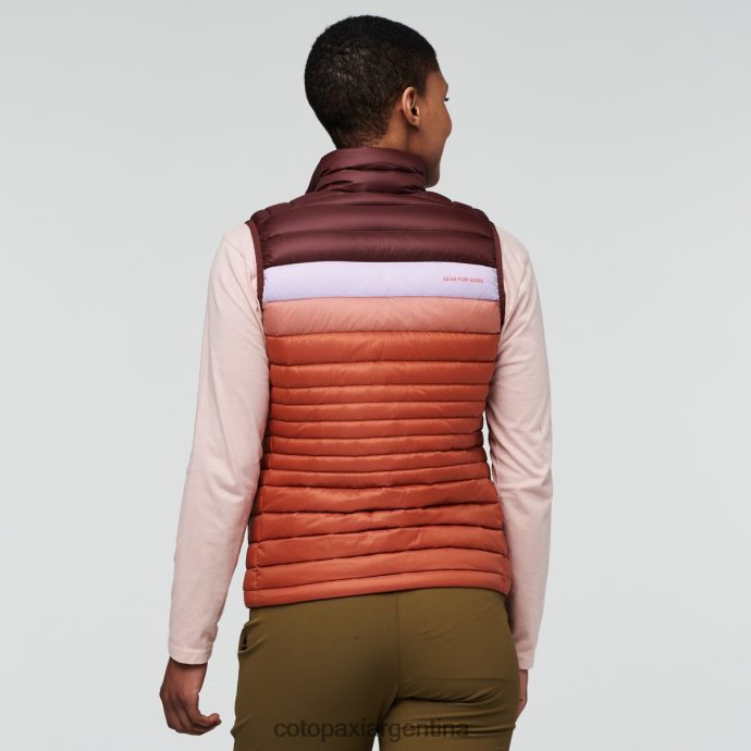 ropa Cotopaxi chaleco de plumas fuego castaña/especia mujer J66PTF46