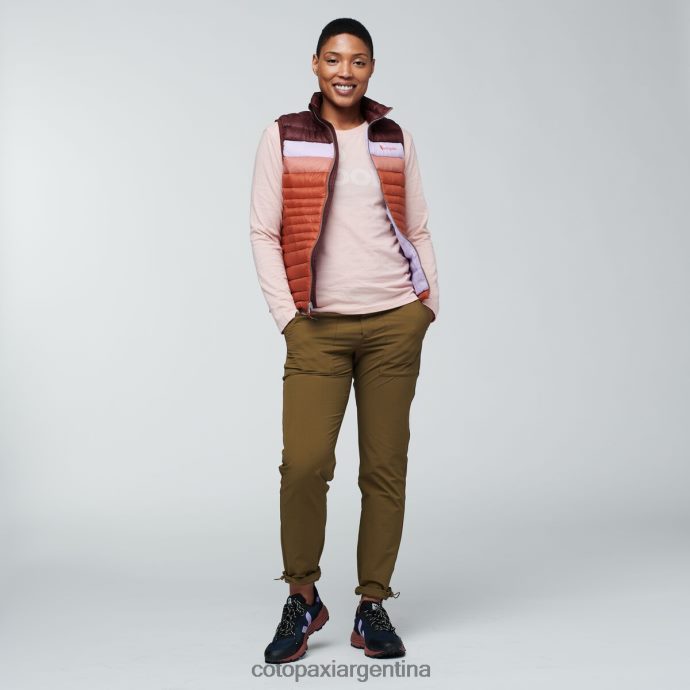 ropa Cotopaxi chaleco de plumas fuego castaña/especia mujer J66PTF46