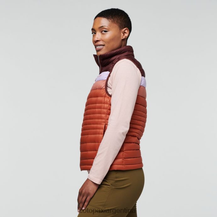 ropa Cotopaxi chaleco de plumas fuego castaña/especia mujer J66PTF46