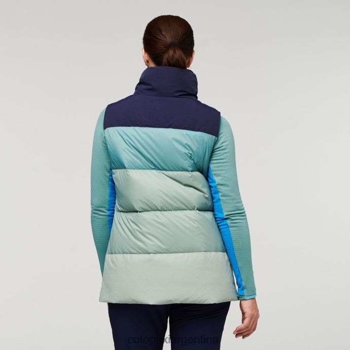 ropa Cotopaxi chaleco de plumas solazo marítimo/hoja de plata mujer J66PTF52