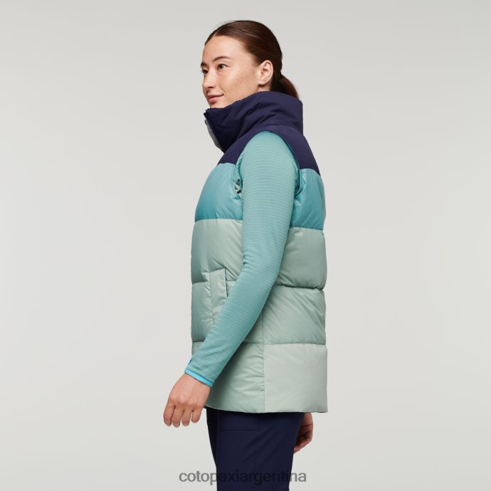ropa Cotopaxi chaleco de plumas solazo marítimo/hoja de plata mujer J66PTF52