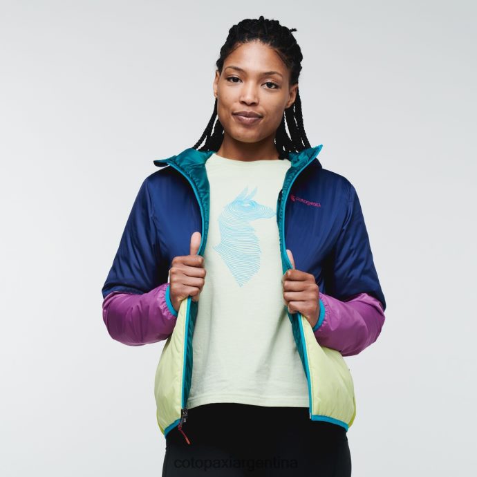 ropa Cotopaxi chaqueta con capucha teca calido cinta de video mujer J66PTF19