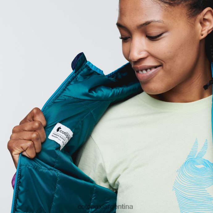 ropa Cotopaxi chaqueta con capucha teca calido cinta de video mujer J66PTF19