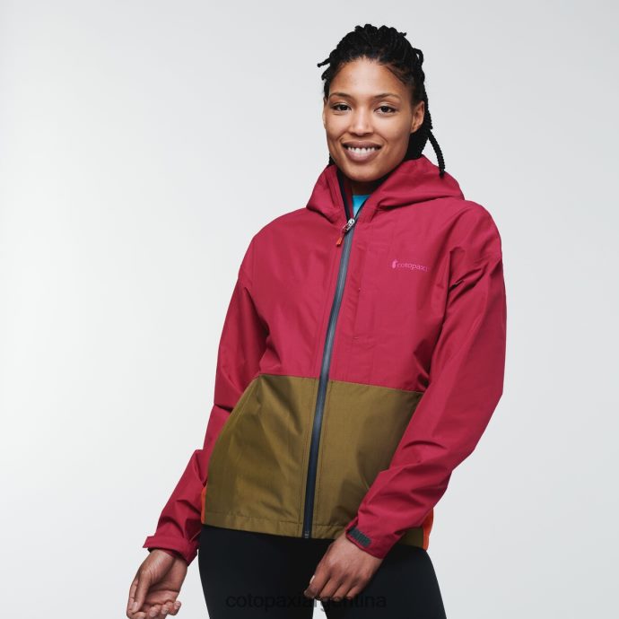 ropa Cotopaxi chaqueta de lluvia cielo frambuesa mujer J66PTF10