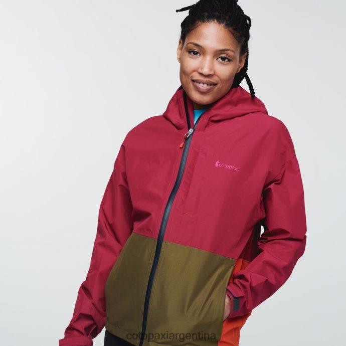 ropa Cotopaxi chaqueta de lluvia cielo frambuesa mujer J66PTF10