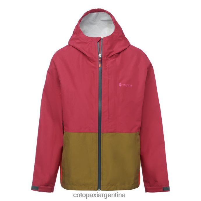 ropa Cotopaxi chaqueta de lluvia cielo frambuesa mujer J66PTF10
