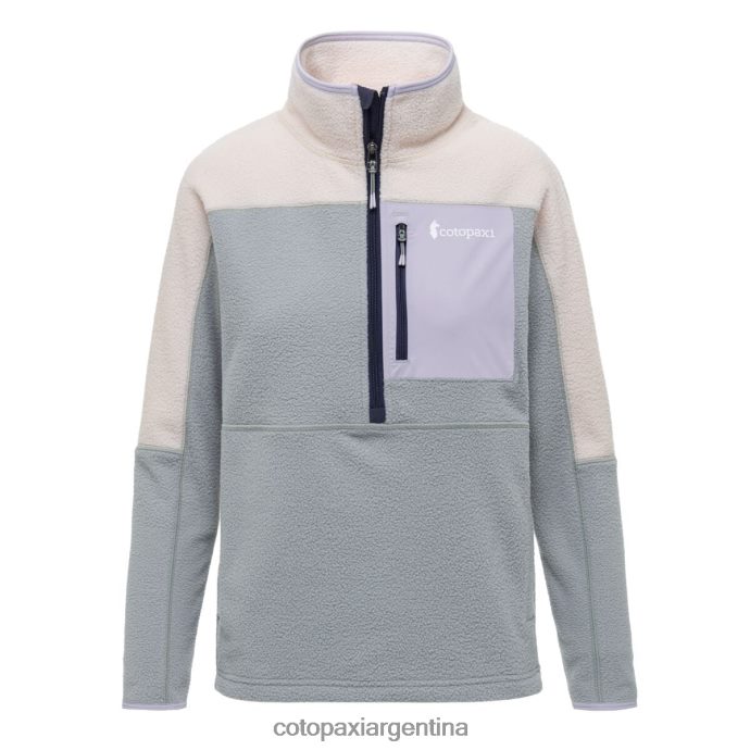 ropa Cotopaxi chaqueta polar abrazo con media cremallera crema/pincel mujer J66PTF39