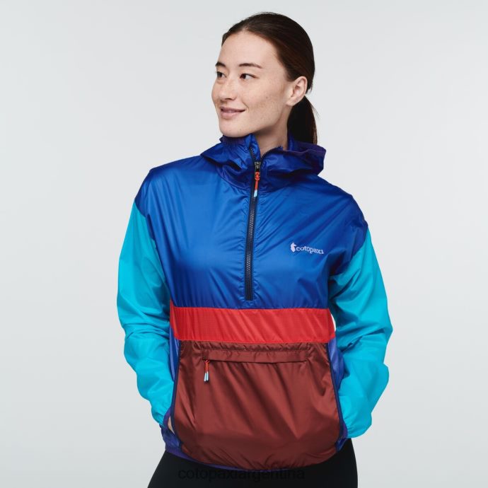 ropa Cotopaxi cortavientos teca con media cremallera sol de marinero mujer J66PTF13