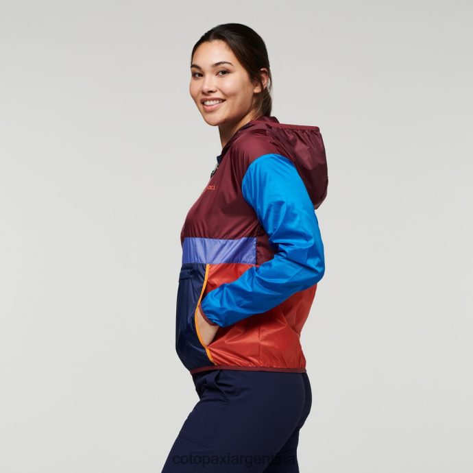 ropa Cotopaxi cortavientos teca con media cremallera tan francés mujer J66PTF6