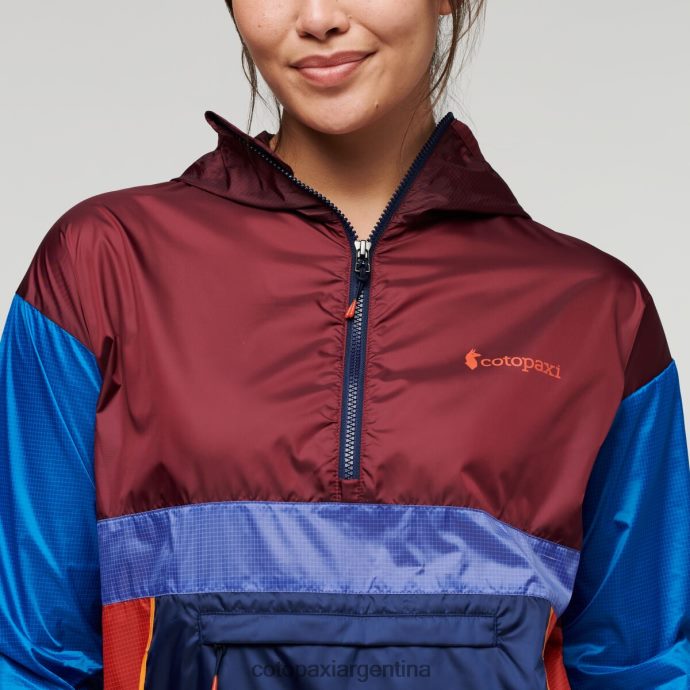 ropa Cotopaxi cortavientos teca con media cremallera tan francés mujer J66PTF6