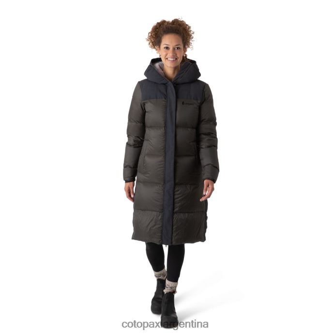 ropa Cotopaxi parka solazo de plumas negro/hierro mujer J66PTF28