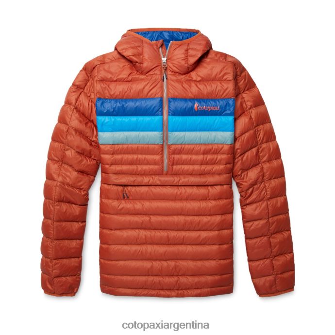 ropa Cotopaxi sudadera con capucha fuego down rayas de especias mujer J66PTF2