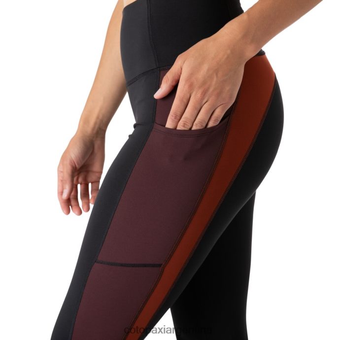 ropa Cotopaxi roso apretado negro mujer J66PTF77