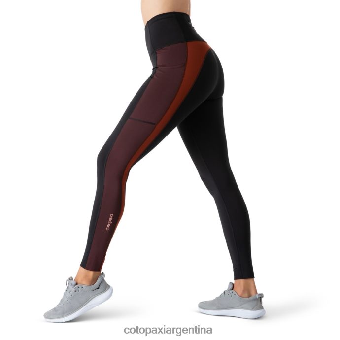ropa Cotopaxi roso apretado negro mujer J66PTF77
