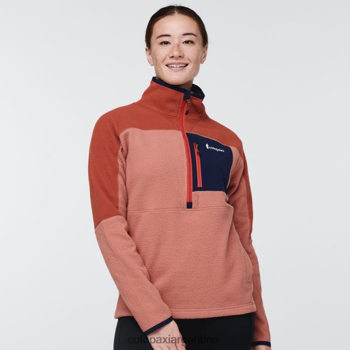 ropa Cotopaxi polar abrazo con media cremallera especia/tierra mujer J66PTF35