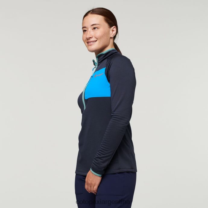 ropa Cotopaxi suéter otero de polar con media cremallera grafito mujer J66PTF22