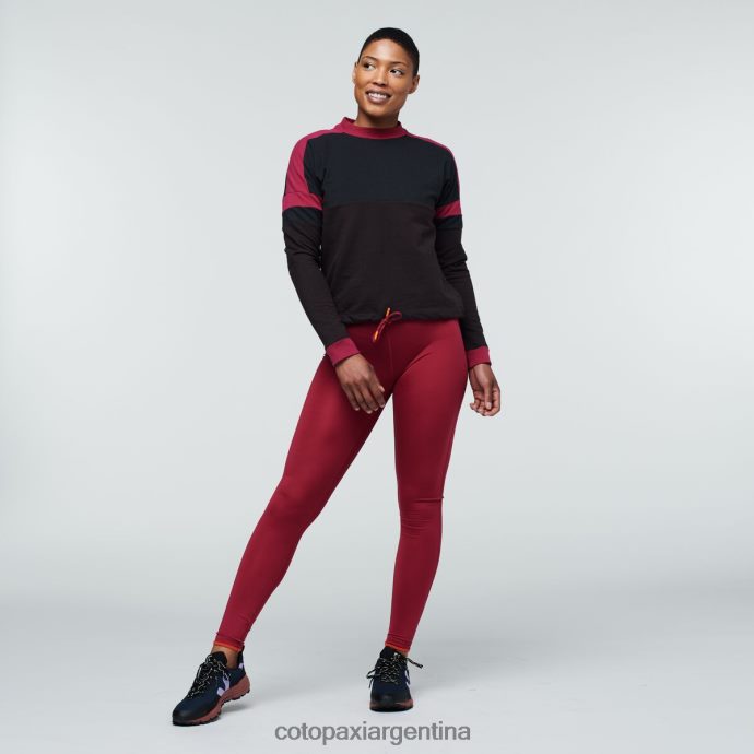 ropa Cotopaxi sudadera bandera negro/caverna mujer J66PTF55