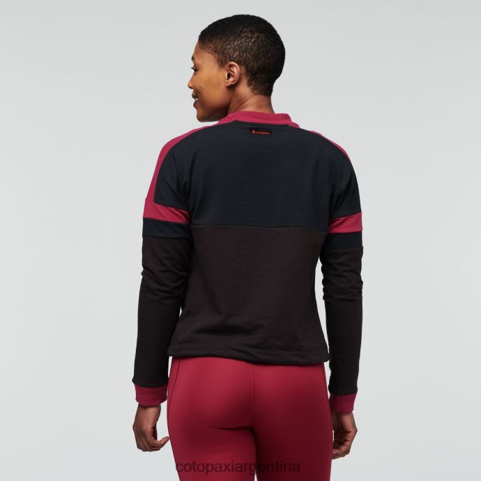 ropa Cotopaxi sudadera bandera negro/caverna mujer J66PTF55