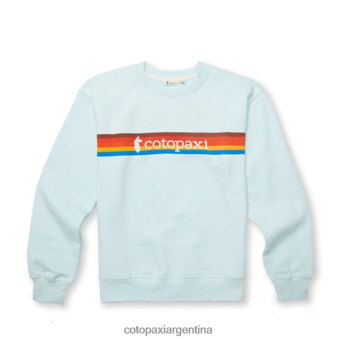 ropa Cotopaxi sudadera orgánica con cuello redondo on the horizonte hielo mujer J66PTF66