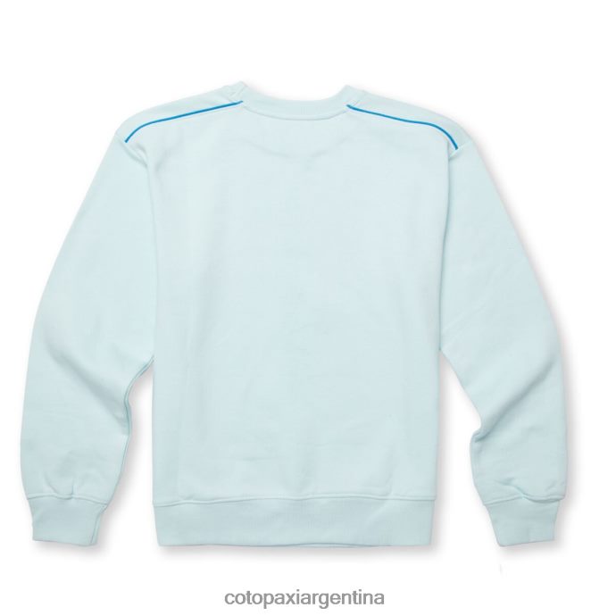 ropa Cotopaxi sudadera orgánica con cuello redondo on the horizonte hielo mujer J66PTF66